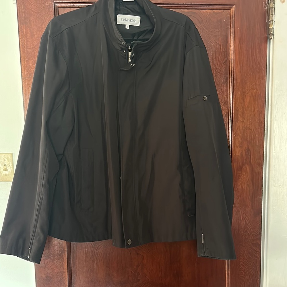 Calvin Klein Black Zip-Up Jacket
